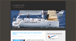 Desktop Screenshot of logbook.memoirestbarth.com